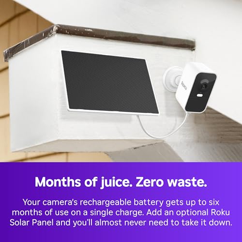 image for Roku Battery Camera for Home Security - New Weather-Resistant Indoor &