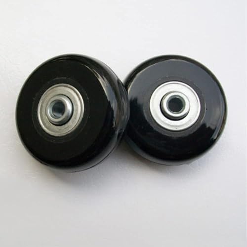 Miniatura 6 de Juego de 2 maletas de equipaje silenciosas de 2.126 in resistentes al desgaste, kit de ruedas de repuesto de doble tipo para patín en línea, ruedas