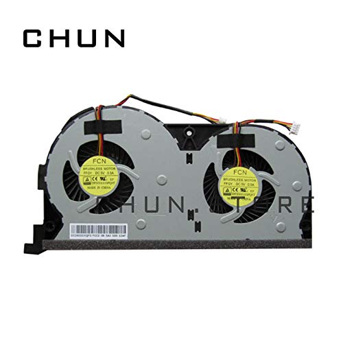 FCQLR Nuevo CPU Cooler Ventilador para Lenovo Y50-70AS Y50P-70FFGY Y70-70 Y50-70 Y50-50 Y50 Y50-70AM enfriamiento Ventilador