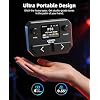 LEKATO Multi Effects Guitar Pedal, with 125 Effects 30 Amp Models & 30 Cab Sims, 40s Looper, Drum Rhythms, Support NAM/IR, USB Audio Interface OTG Function Rechargeable Guitar Effects Pedal (Black)