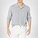 Velvet by Graham & Spencer Men's Benton Long Sleeve Button Up Shirt, Chambray, Large