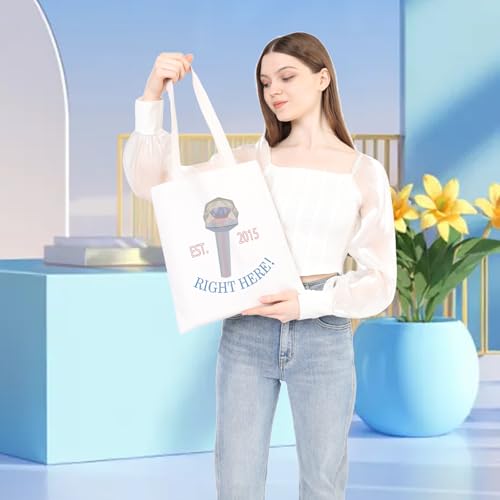 Bolsa Tote de Lona Koreana para Fans de 17 Grupo miniatura 7