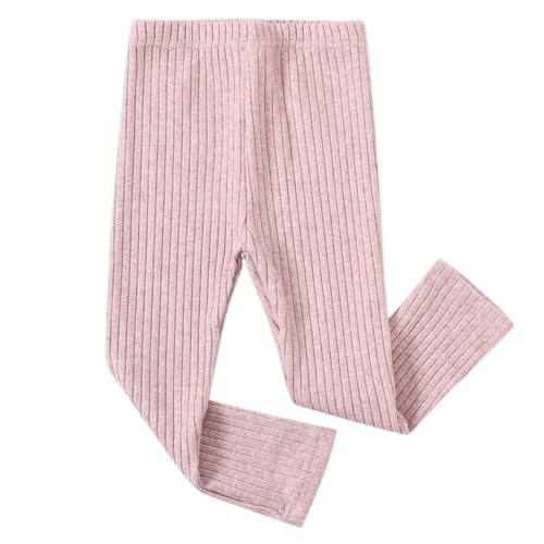 Toddler Little Girls Full Length Jersey Leggings Kids Stretchy Warm Footless Tights Pants 24Months-9Years2