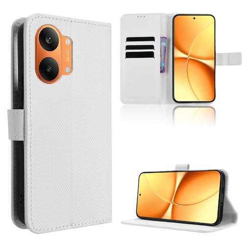 �X�}�z�P�[�X �Ή��@�� for Xiaomi Poco X8 Pro Max,�Ή��@�� for Redmi Turbo 5 Max 5G PU���U�[�� �t���b�v�X�^���h�t�� �E�H���b�g�^ �J�[�h�X���b�g�t�� �}�O�l�b�g�J�� �X�}�z�P�[�X White