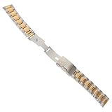 DIYEAH Bracelet Montre Acier Inoxydable Décoratif pour Hommes et Femmes Accessoire de Montre Élégant et Confortable Facile à Installer pour Événements Formels et Quotidiens