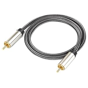 Digitale RCA naar RCA mannelijke coaxiale coax audiokabel TV Subwoofer snoer Vergulde high-fidelity coaxiale coax…