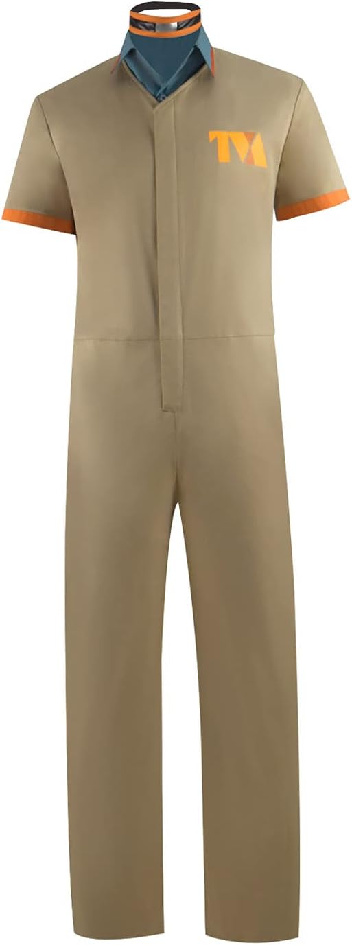 Men's Loki Laufeyson Prison Jumpsuit Cosplay Costume - Women Loki Odinson Uniform Outfits - Halloween Suit (Small)