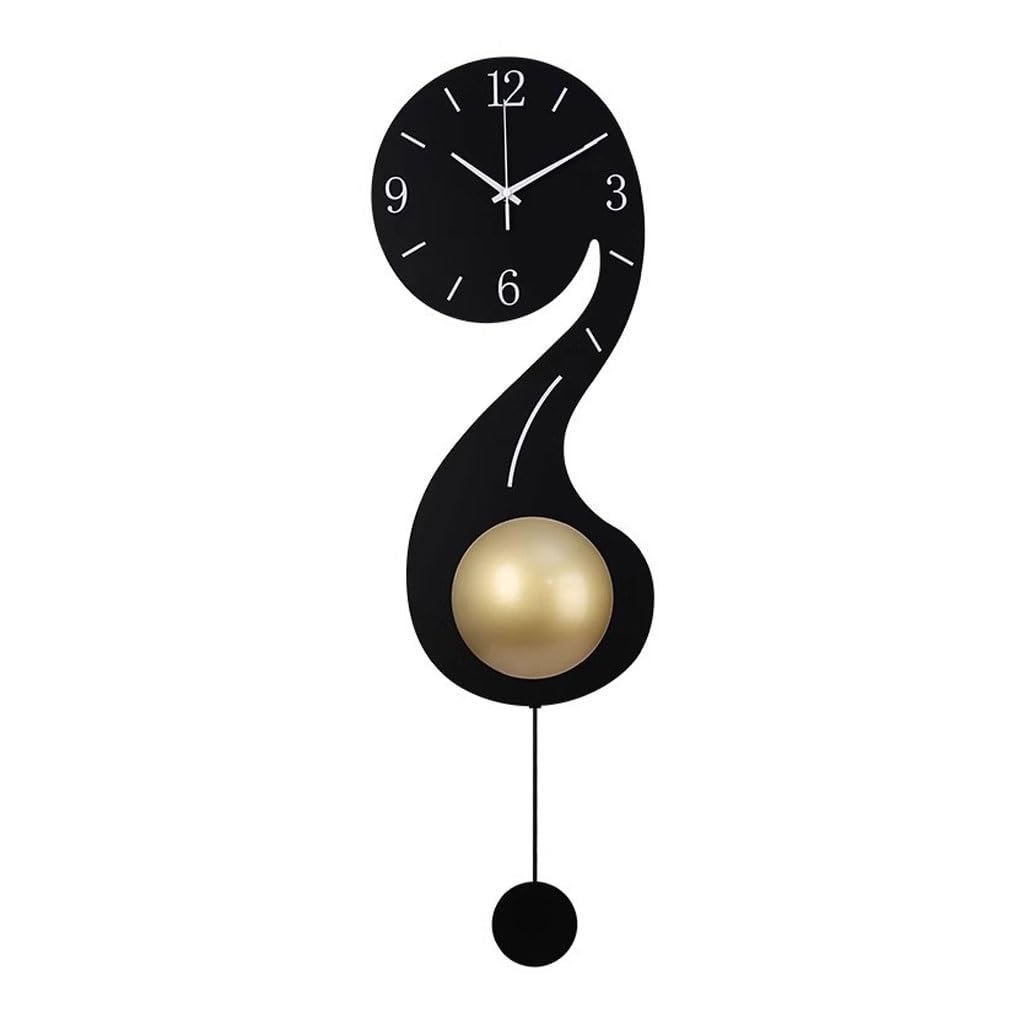 GFHTRELY Wall Clock Living Room Wall Clock Simple Home Modern Fashion Creative Wall Clock Art Decoration Atmospheric Clock Clock