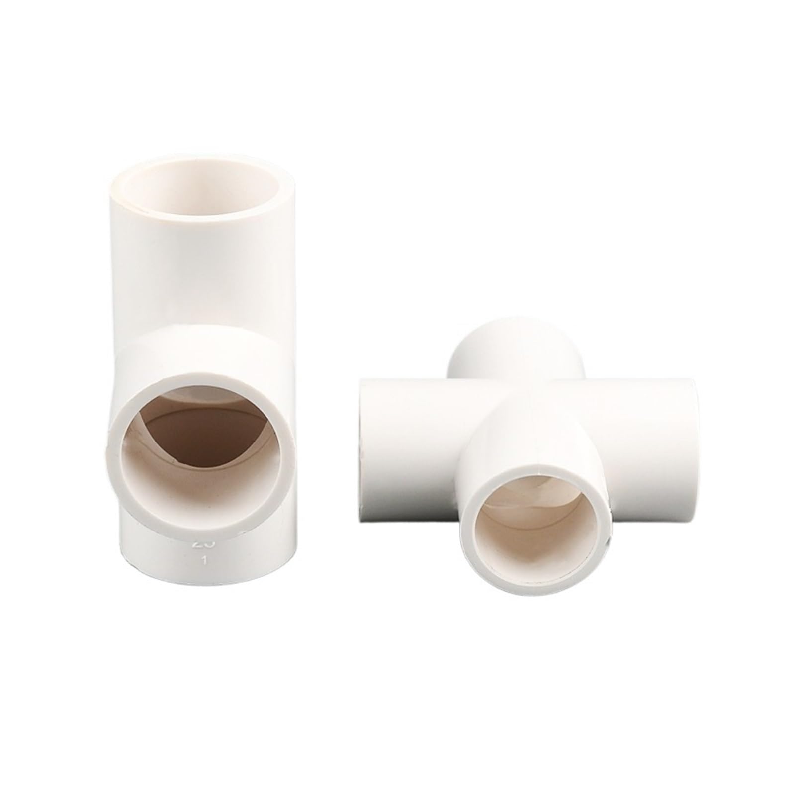 1/5 pezzi Connettore a croce a 4 vie 20/25/32/40/50 mm Raccordi for giunti di fornitura idrica in plastica Connettori for tubi di sistema di irrigazione(I.D 50mm,5 pieces)