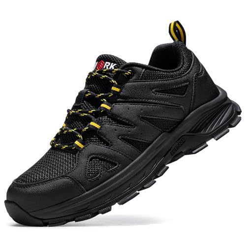 Image of LARNMERN Non Slip Work Boots for Mens Waterproof Chef Shoes