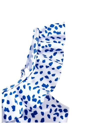 SOLY HUX Girl's Bathing Suit Allover Print Ruffle Trim Bikini Set Two Piece Swimsuit4