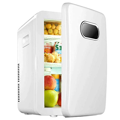 Mini Kühlschrank Gefrierschrank, LED Kühlschrank Getränkedosen Kühler Wärmer 12V / 220V Tragbarer thermoelektrischer Kühler für Car Home, 28DB