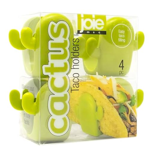 MSC International Joie Cactus Taco Holders, Green, One Size, Greeb