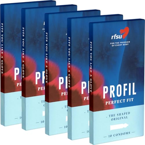 RFSU Profil SPAR-PACK (5x10) 50 Kondome - Profil: besondere Passform, wo das Gefühl am stärksten ist