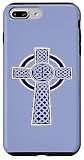 Photo Gallery nodo ornamentale celtico a croce alta decorativa blu custodia per iphone 7 plus/8 plus Photo Gallery nodo ornamentale celtico a croce alta decorativa blu custodia per iphone 7 plus/8 plus