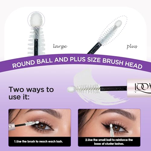 Image of GAQQI Lash Bond and Seal *2 Pcs, Lash Cluster Glue Waterproof Eyelash Adhesive Long Lasting 72h+ Lash Glue, Latex free Eyelash Glue (Pack 2)