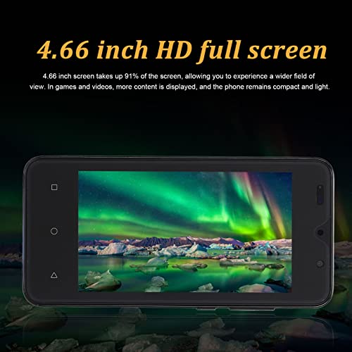 Ultratunn Smartphone 2GB RAM, Dual SIM, HD-skärm, Svart