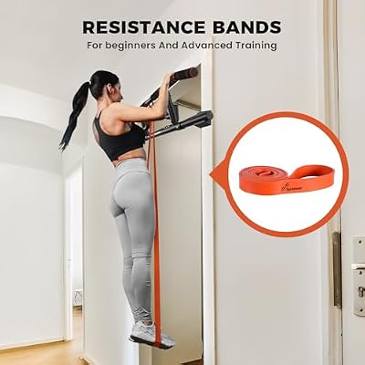 Sportneer 2026 Upgrade Pull up Bar for Doorway with Folding Handle, Door Pull up Bar Door Frame Multi-grip Upper Body Trainer, 440lb, Indoor Fitness for Home Gym Strength Training - US Patent Pending