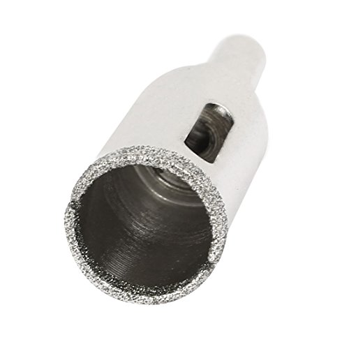 Broca para vidrio con recubrimiento diamantado 18 mm 2 piezas miniatura 3