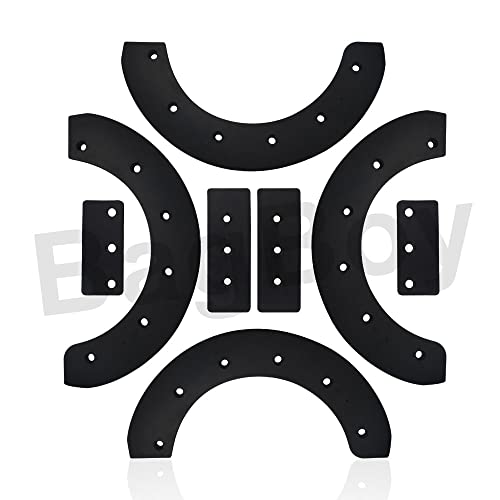 302565MA 302565 Rubber Paddle Kit - by Braveboy, Replacement for 20" 21" 22" Craftsman/Murray Noma /57121MA 1687312SM Snow Thrower Fits Model 536.88150 536.885213 536.881501 & More by Braveboy - Used condition - Image 2