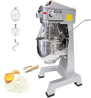 KITMA 30 Quart Heavy Duty Floor Mixer - 3 Speeds Commercial Food Mixer