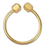 Cevinee™ Creative Horseshoe Screwball Key Chain Ring, Solid Easy-open Key Holder - Brass