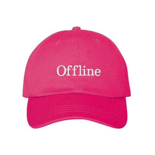 Gorra béisbol bordada Offline estilo minimalista