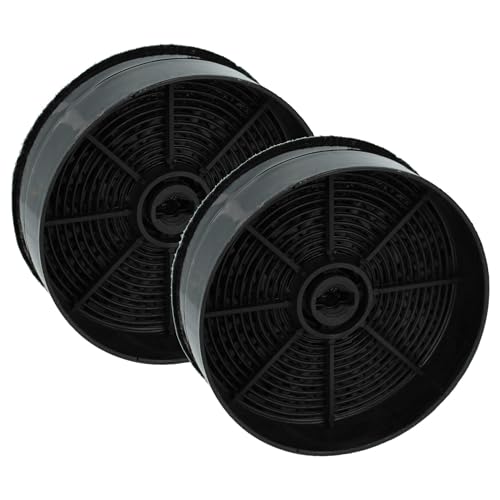 vhbw 2x Filtres à charbon actif compatible avec Airlux HGD550, HGD550SI, HGD55SI, HGF524, HGF524M,...