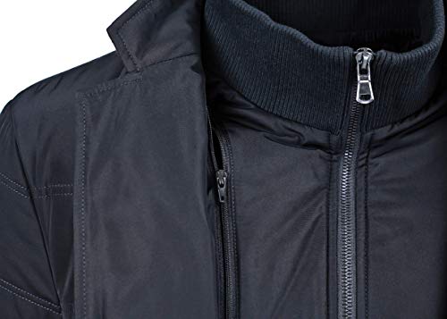 Chaqueta de plumón de hombre para el frío diario con chaleco interior de invierno 2