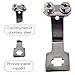 Cbhoktyue Stainless Steel Fencing Foil Socket Replacement, Sturdy Damage Proof Bracket Fencing Mount for Training and Competition