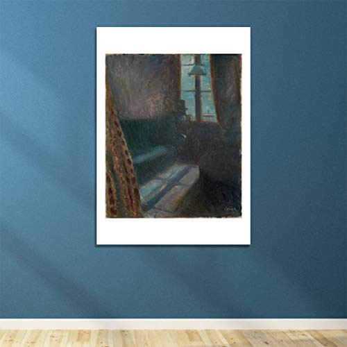 Affiche de collection Edvard Munch Night in Saint Cloud impression mate extra large - 4