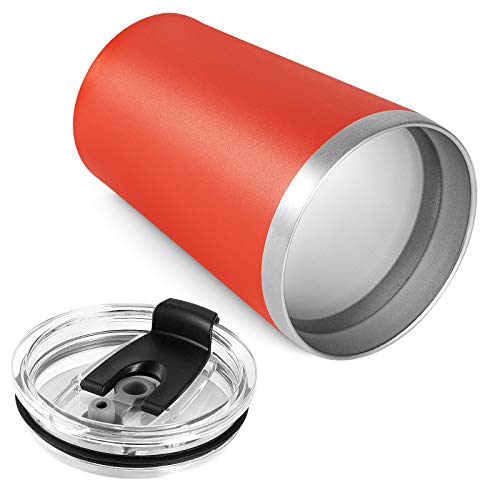 Vegond 12Oz Tumbler Stainless Steel Tumbler Bulk Vacuum Insulated Double Wall Travel Tumbler With Lid And Straw Reusable Tumbler,Brick Red #TOP6