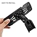 Gatuida Recorder Back Clip Rear View Mirror Bracket Rear View Mirror Dash Cam Mount Holder Rear View Mirror Back Plate Backup Camera Mount Dash Cam Mounting Kit Dash Cam Mounts Black Abs