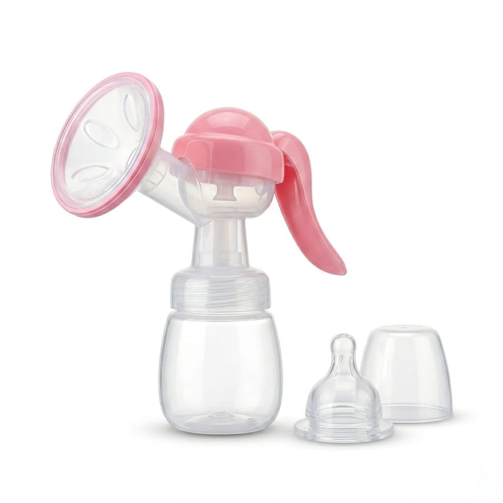 RMB-01 Manual Breast Pump with 180ml Feeding Bottle | BPA-Free, Portable Hand Pump for Mothers | Soft Silicone Cushion, Leak-Proof Design, Easy to Clean & Use | Mary Vary-image-32