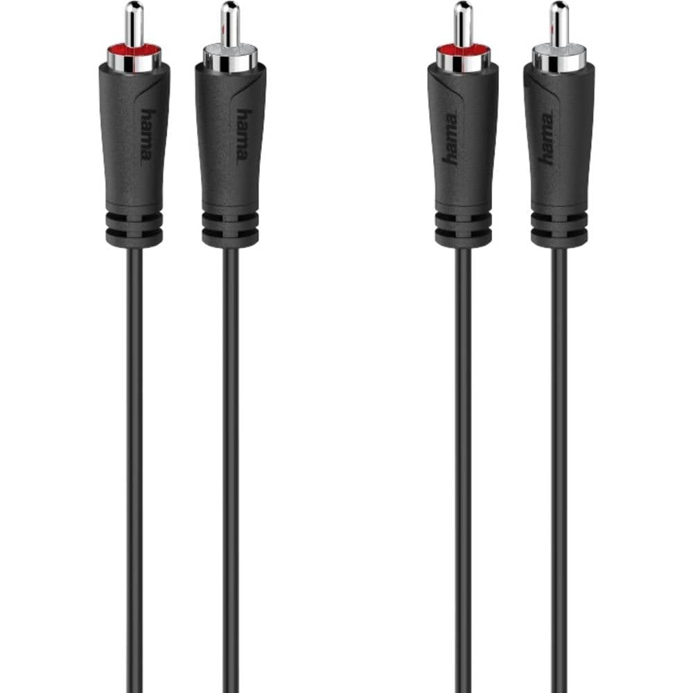 Hama Audio Cable, 2 RCA Plugs - 2 RCA Plugs, 1.5m