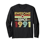 Photo Gallery awesome since 1991 classic year birth of birthday vintage maglia a manica Photo Gallery awesome since 1991 classic year birth of birthday vintage maglia a manica