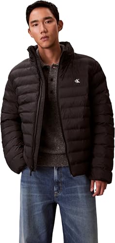 Calvin Klein Jeans Herren LS NYLN MD WT HDD F LV04RC511G Jacken, Schwarz (Black), XXL, Schwarz (Schwarz), XXL – Ansicht 1