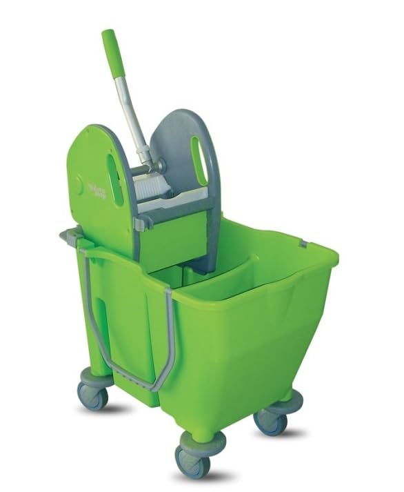CARRELLO DOPPIAVASCA 2X15LT + VALVOLA COLORE BLU DIM.485X425X540H