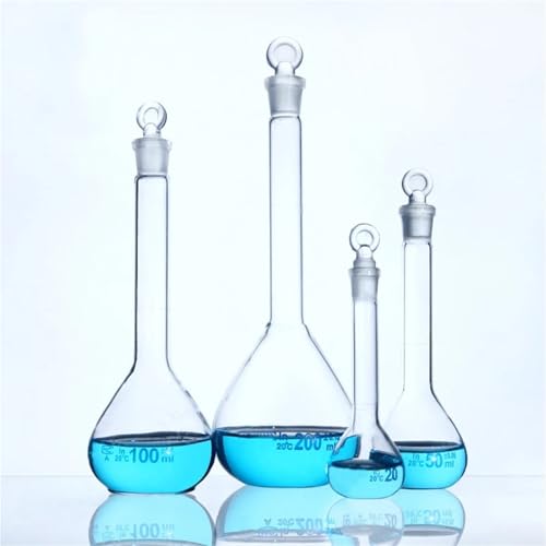 Fioles jaugées en verre 1000mL flacons scientifiques Pyknowmeter marron - 2