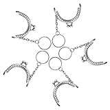 Housweety 5PCs Metal Purse Bag Frame Kiss Clasp Lock Bronze Tone 10.5cm x6cm