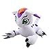 Wjfijz Lion de mer Dessin animé Figure Animaux en Peluche Enfants Jouets Digimon Gomamon Peluche poupée Jouet 33 cm