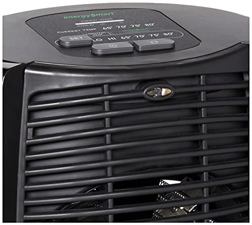 Honeywell HZ-7300 Deluxe Energy Smart Cool Touch Heater, Black Medium