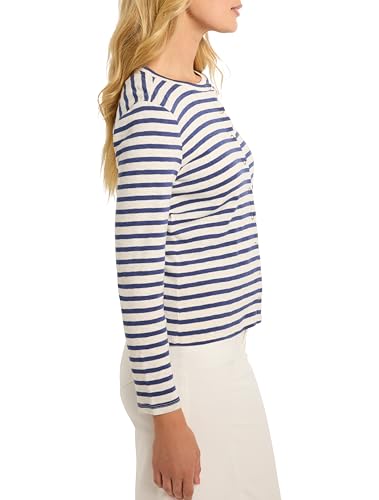 NIC+ZOE womens Striped Snap Front Cardigan2