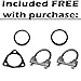 Northeastern Exhaust | Direct Fit Resonator & Muffler Exhaust System Kit Compatible for Honda Accord 1998-2002 3.0L | Sedan | Free Gaskets and Clamp Included | Automotive Replacement Part