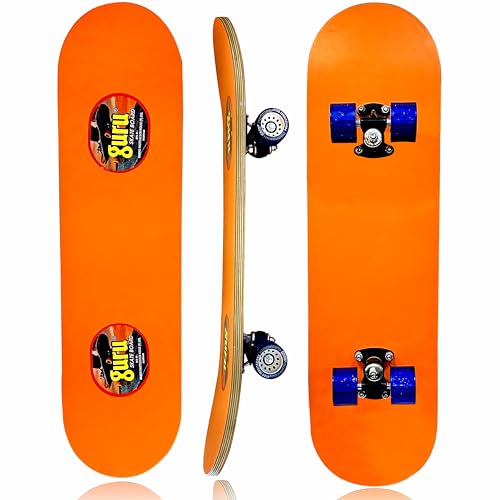 Image of GURU Skateboard, Wooden Non-Slip Skateboard for Kids, Adult, Casterboard /Skate Board /Hoverboard /Longboard for Beginners, Learners, Training Purpose for All Age Group