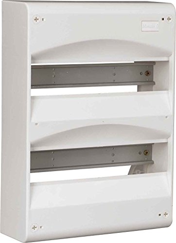 Porte en plastique Eaton 101574 blanche pour tableau électrique 1 rangée