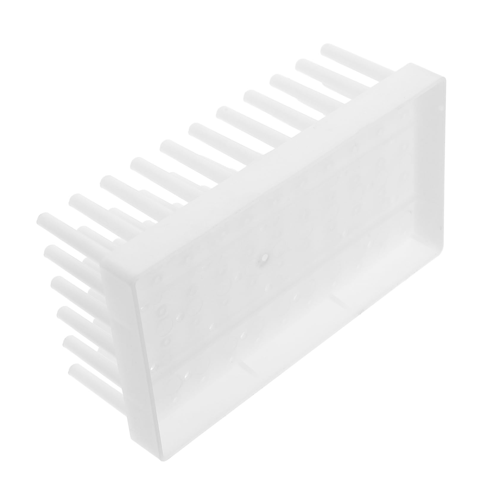 NAMOARLY Plastic Test Tube Rack for Drying and Tube Holder Reusable Plastic Test Tube Storage Rack for Laboratory Use and Organization