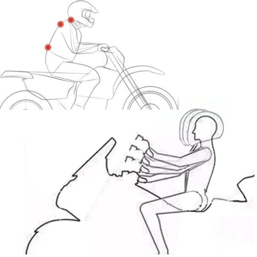 Elevador de manillar de motocicleta 10" con retroceso compatible con Challenger 3