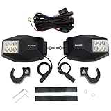 Tusk UTV LED Side View Lighted Aluminum Mirrors. Compatible with Can-Am Maverick R/R Max/ X3 Compatible with Honda Pioneer/-5 1000 2016-2025/Compatible with Polaris RZR XP/XP4 1000 2014-2022