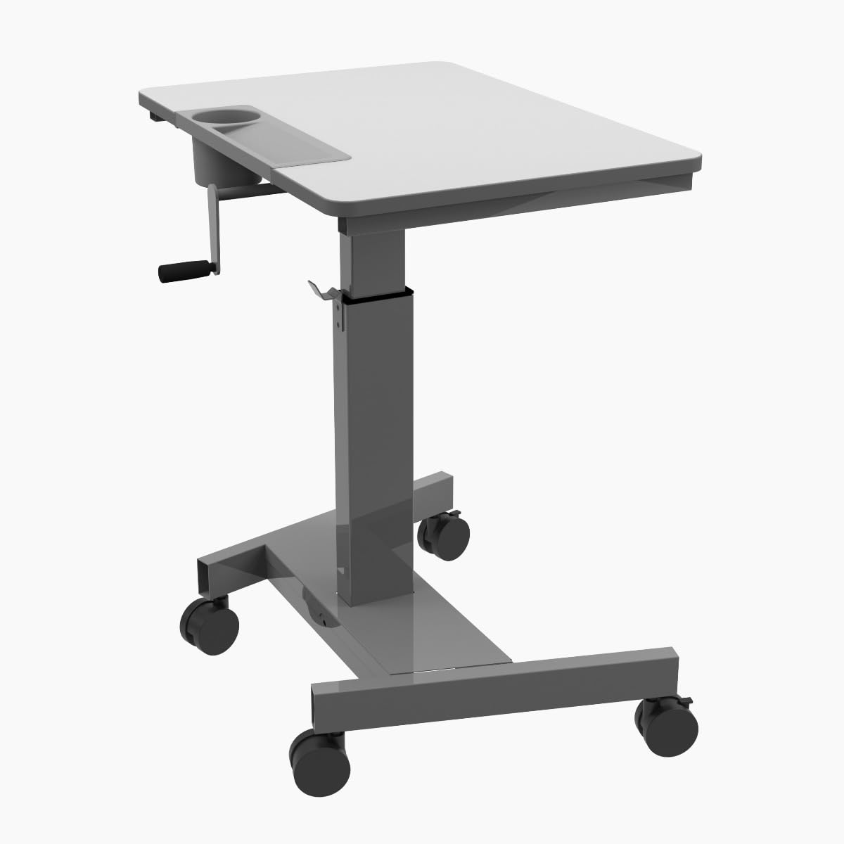 Classroom Basics STUDENT-C Student Desk - Sit Stand Desk with Crank Handle